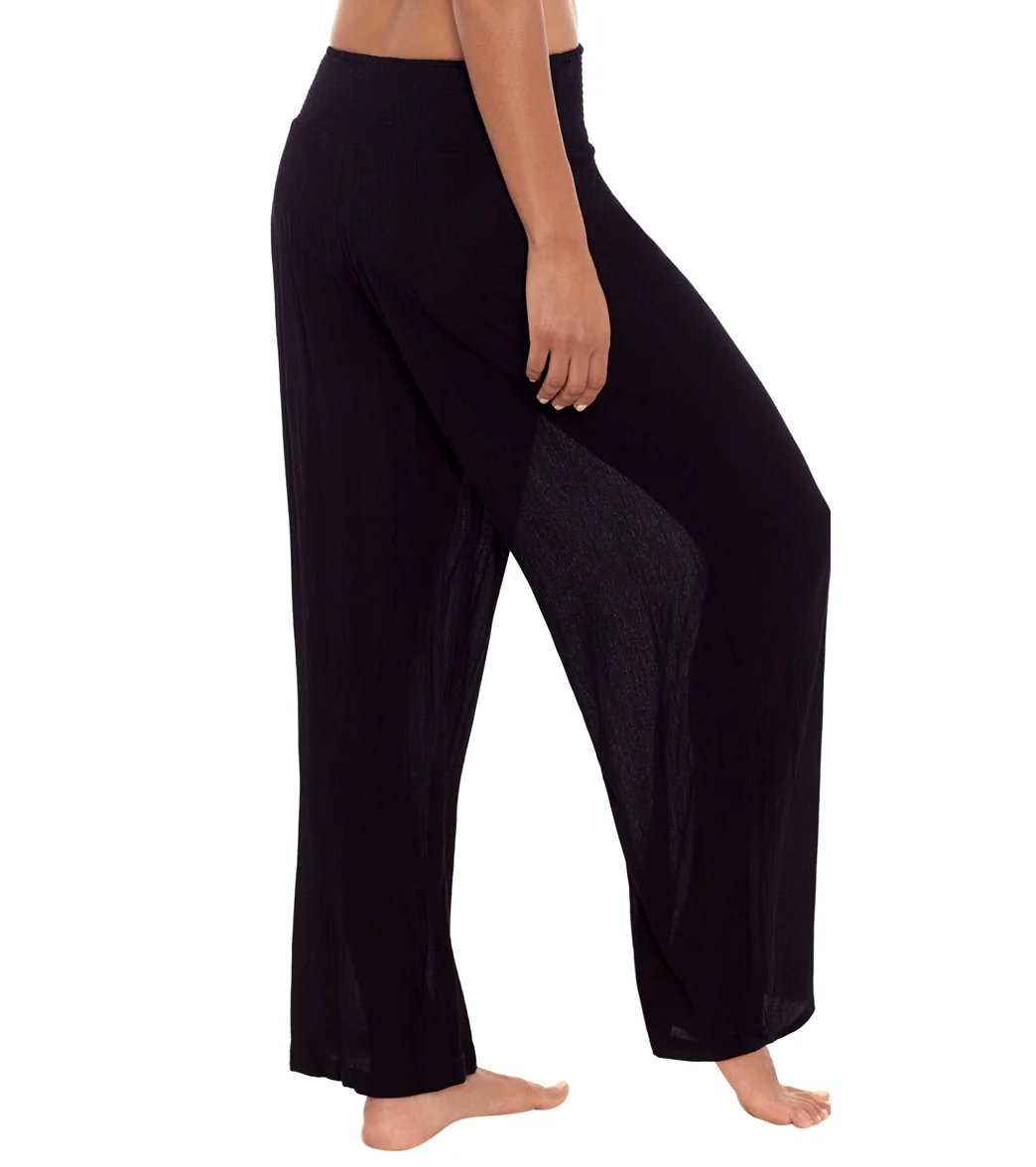 Lauren Ralph Lauren Women's Crinkle Rayon Cover Up Pant - Image 13