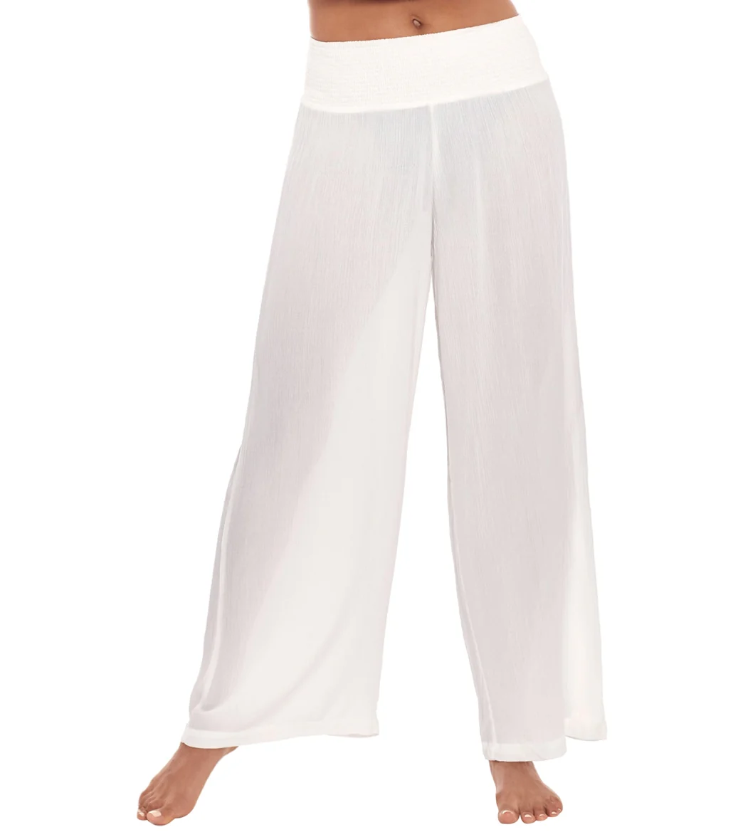 Lauren Ralph Lauren Women's Crinkle Rayon Cover Up Pant - Image 18