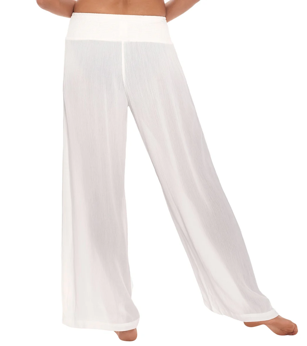 Lauren Ralph Lauren Women's Crinkle Rayon Cover Up Pant - Image 8