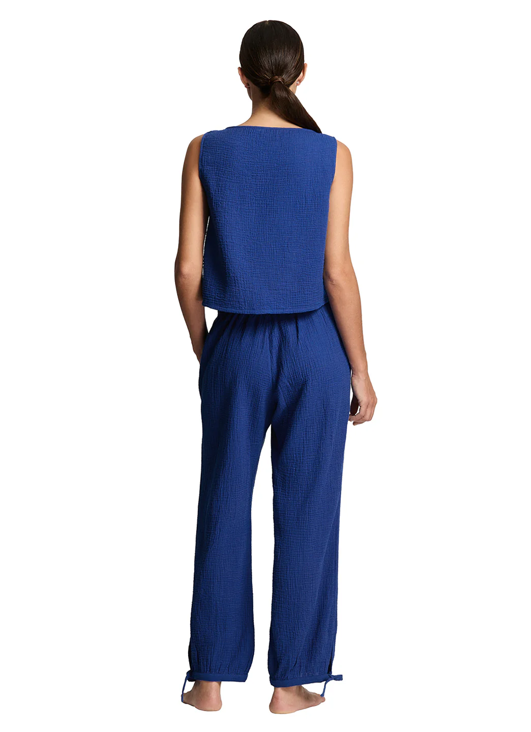 Lauren Ralph Lauren Women's Double Gauze Top And Bottoms Cover Up Set - Image 10