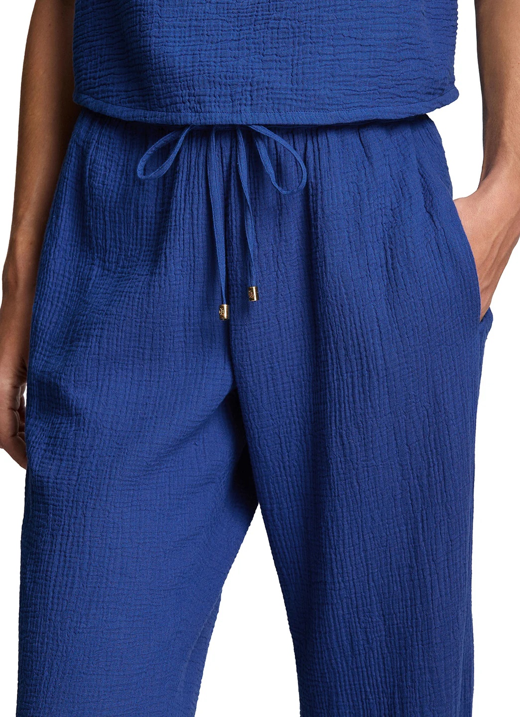 Lauren Ralph Lauren Women's Double Gauze Top And Bottoms Cover Up Set - Image 11