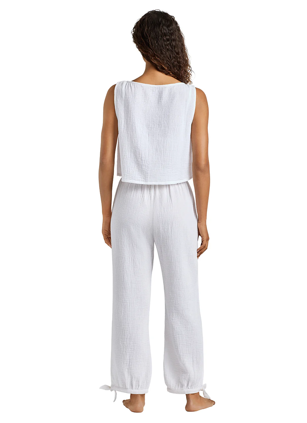 Lauren Ralph Lauren Women's Double Gauze Top And Bottoms Cover Up Set - Image 5