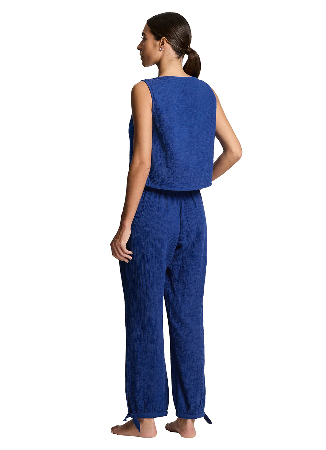 Lauren Ralph Lauren Women's Double Gauze Top And Bottoms Cover Up Set - Image 9