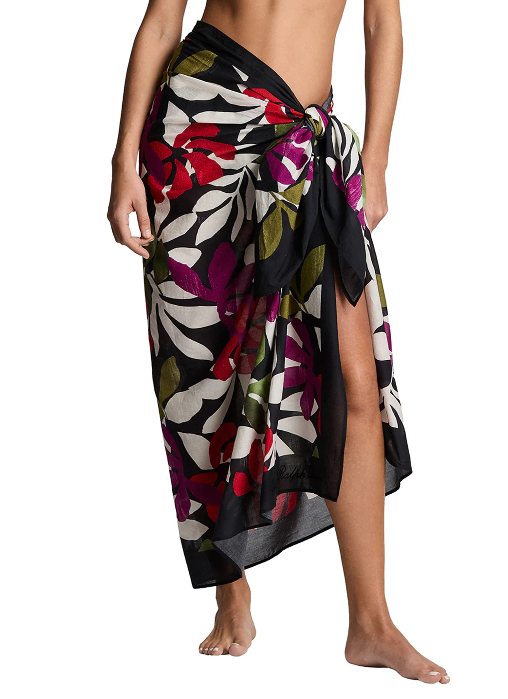Lauren Ralph Lauren Women's Modern Jungle Floral Border Pareo - Image 3