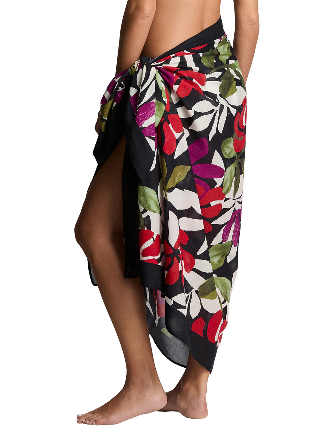 Lauren Ralph Lauren Women's Modern Jungle Floral Border Pareo - Image 4