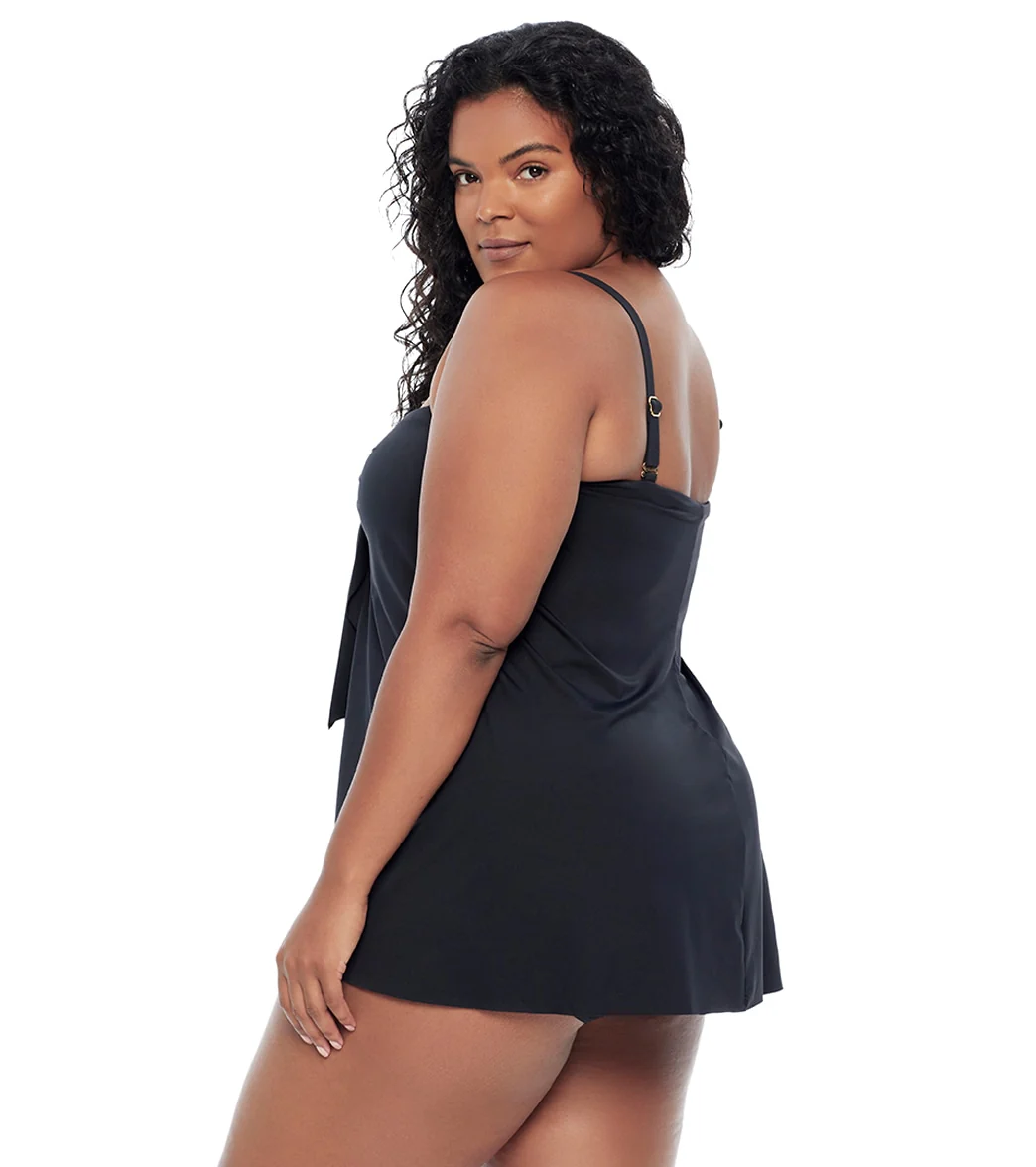 Lauren Ralph Lauren Women's Plus Size Beach Club Flyaway One Piece Swimsuit - Image 2