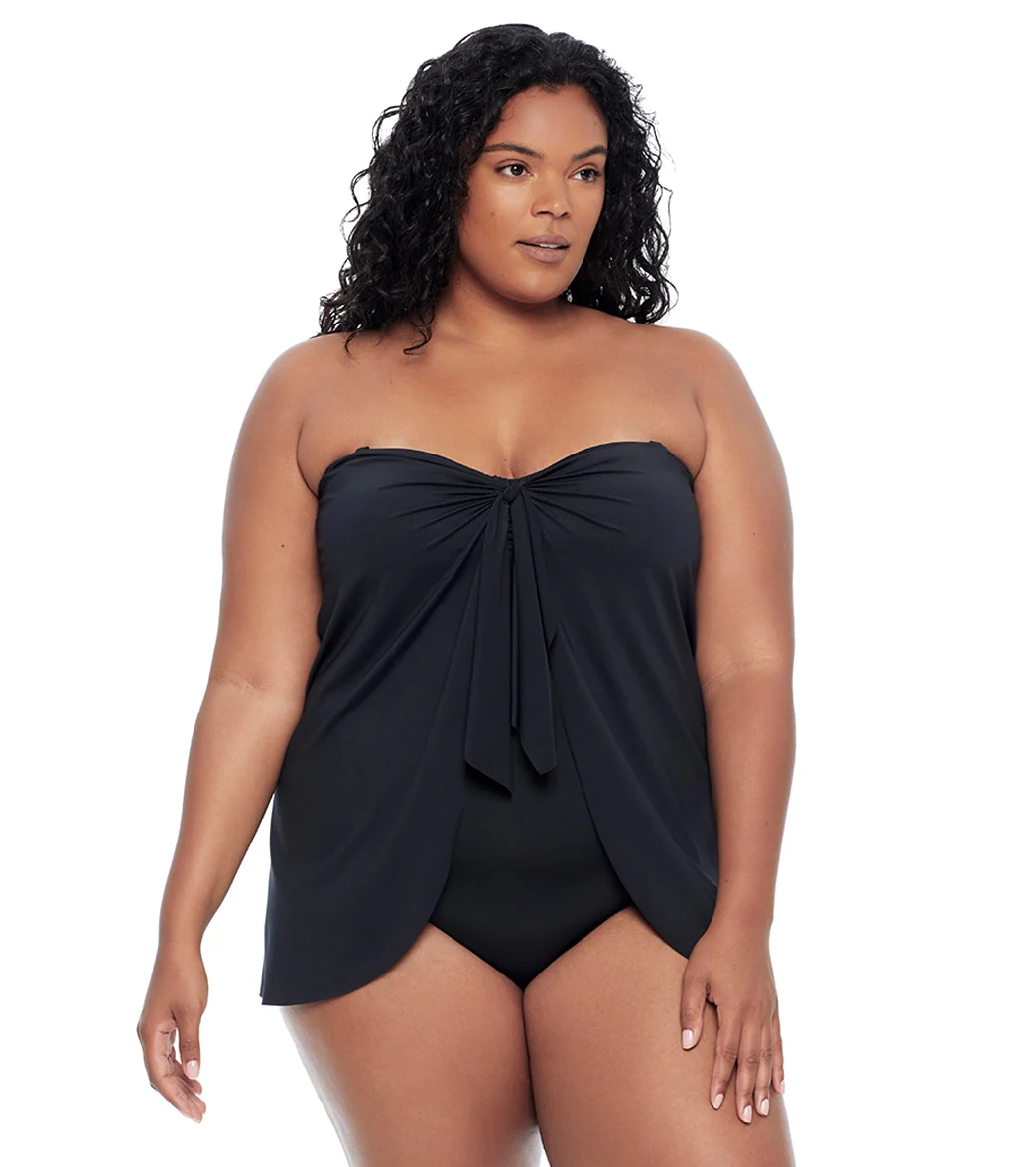 Lauren Ralph Lauren Women's Plus Size Beach Club Flyaway One Piece Swimsuit - Image 4