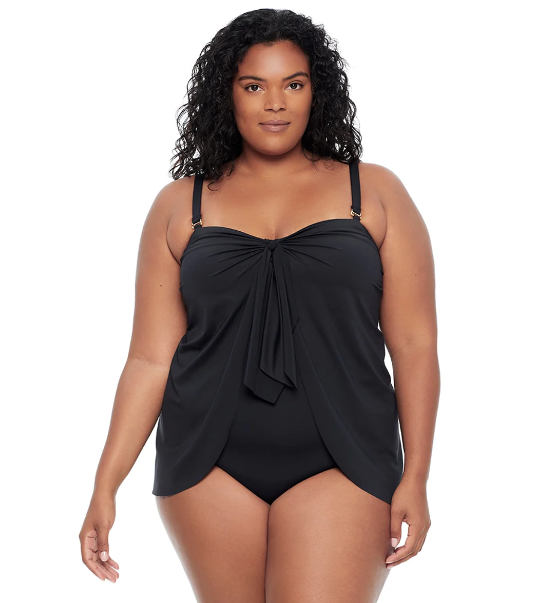 Lauren Ralph Lauren Women's Plus Size Beach Club Flyaway One Piece Swimsuit - Image 8