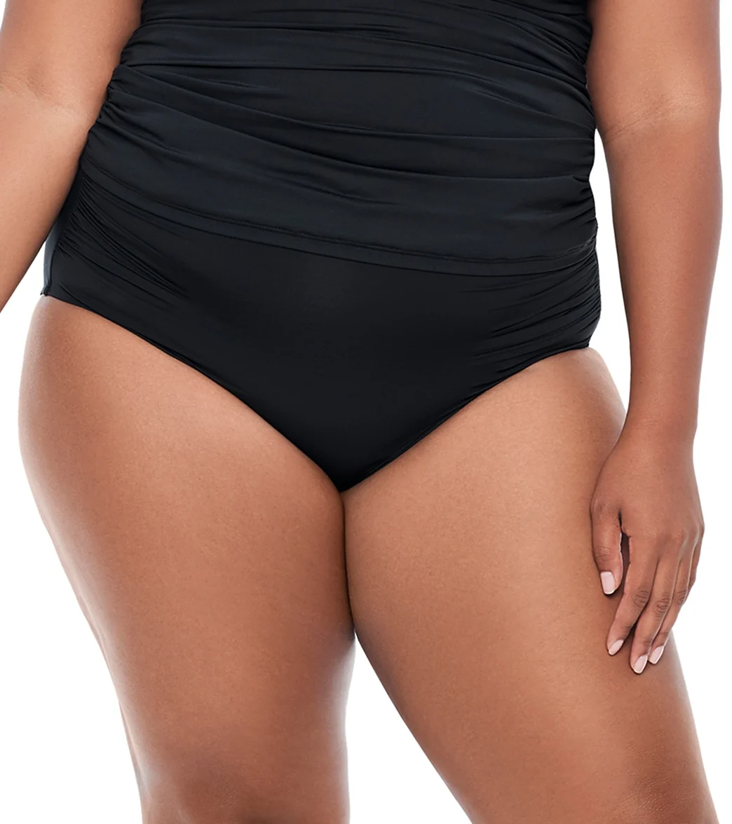 Lauren Ralph Lauren Women's Plus Size Beach Club High Waist Bikini Bottom - Image 12