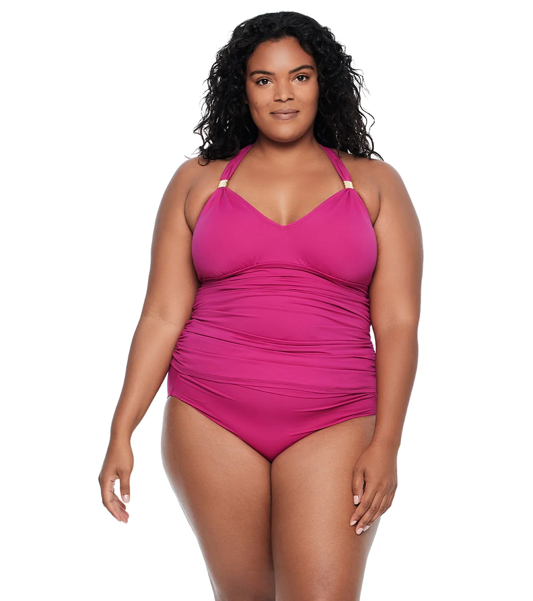 Lauren Ralph Lauren Women's Plus Size Beach Club High Waist Bikini Bottom - Image 4