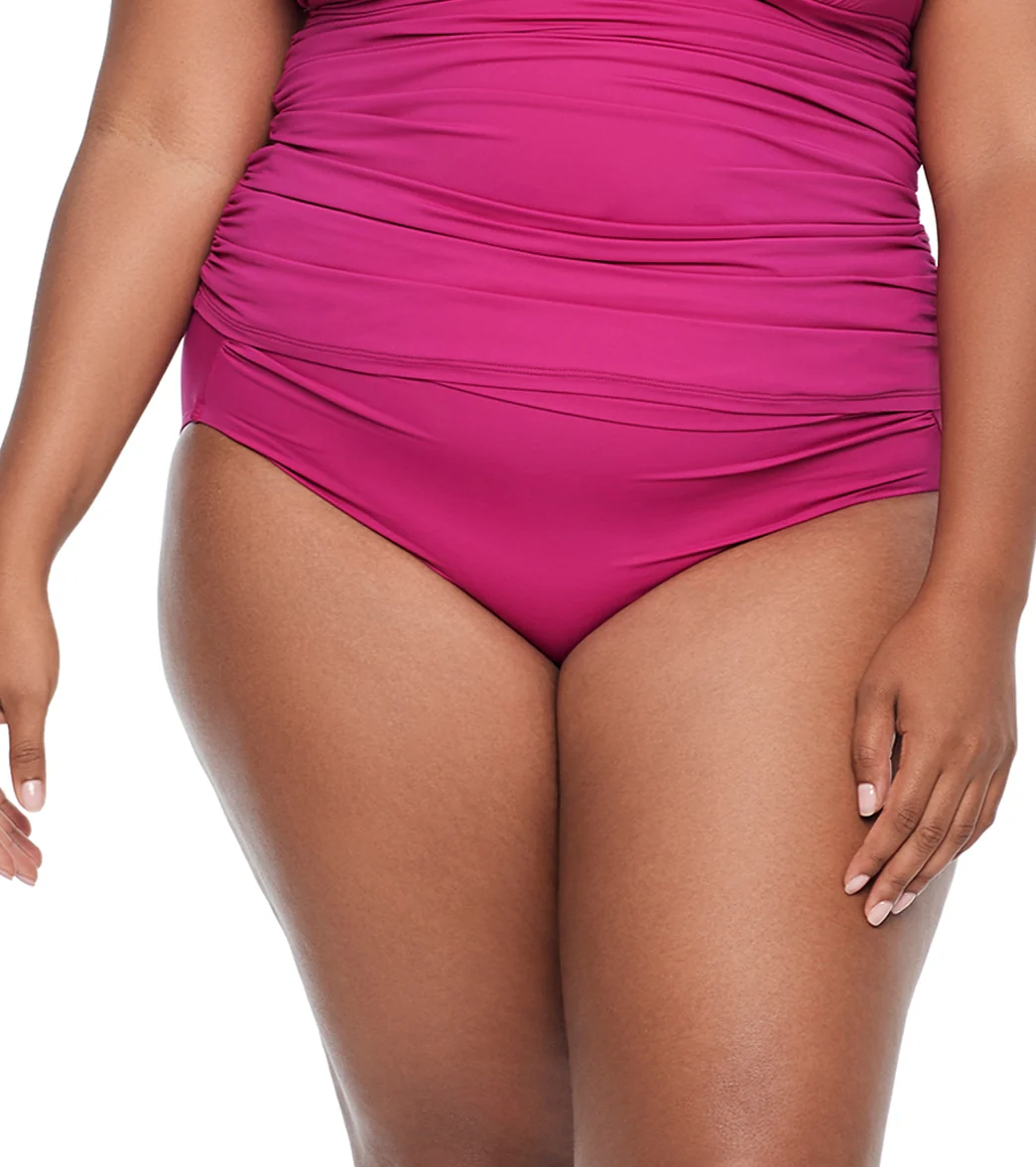 Lauren Ralph Lauren Women's Plus Size Beach Club High Waist Bikini Bottom - Image 6