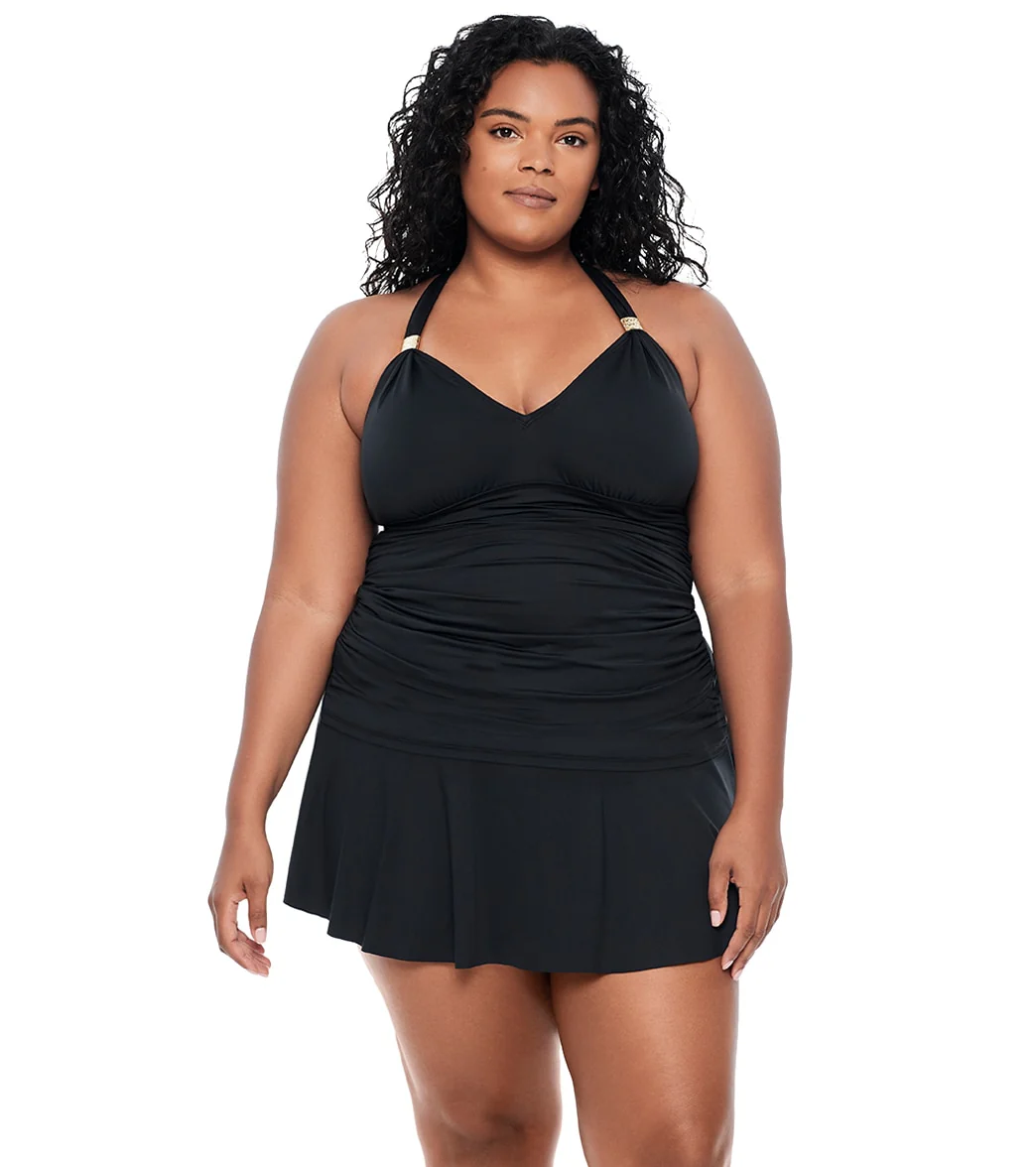 Lauren Ralph Lauren Women's Plus Size Beach Club Swim Skirt - Image 6