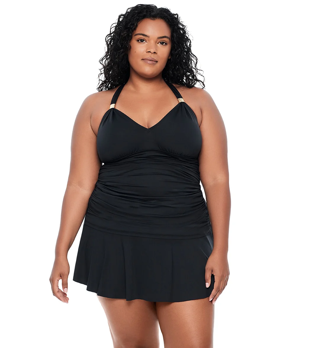 Lauren Ralph Lauren Women's Plus Size Beach Club Tankini Top - Image 11