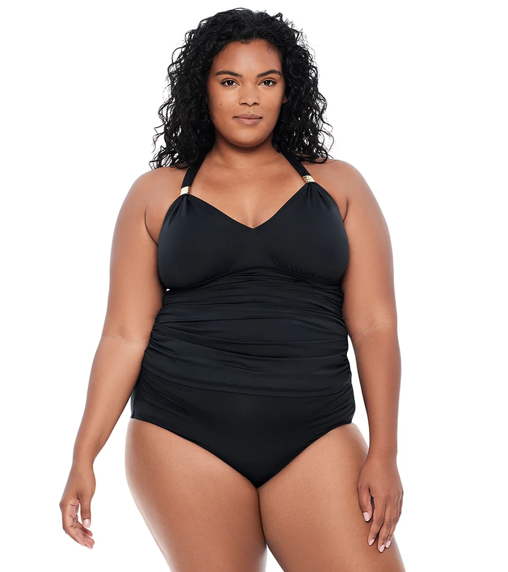 Lauren Ralph Lauren Women's Plus Size Beach Club Tankini Top - Image 7