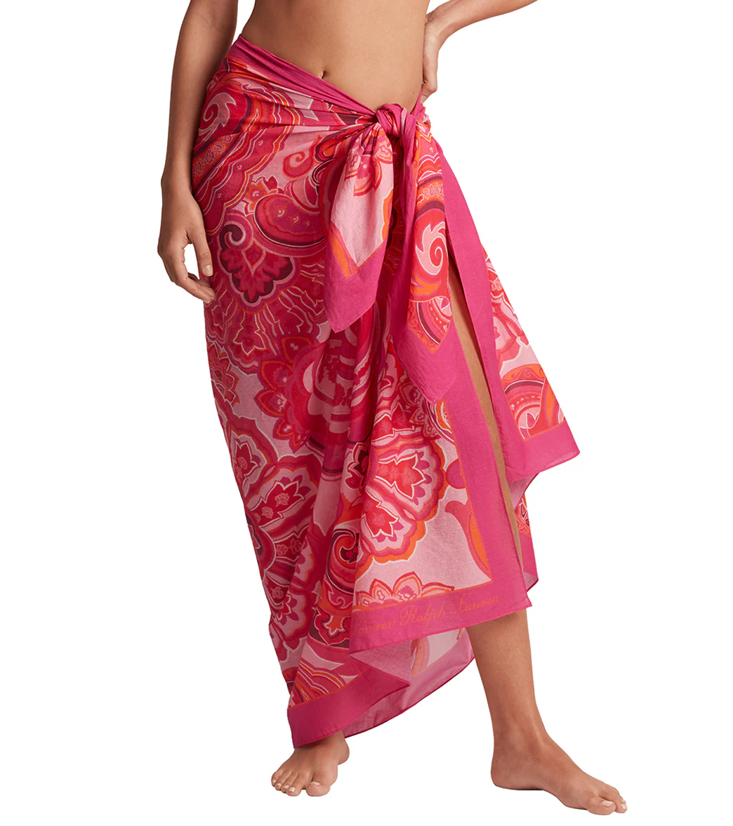 Lauren Ralph Lauren Women's Provence Paisley Border Pareo - Image 8