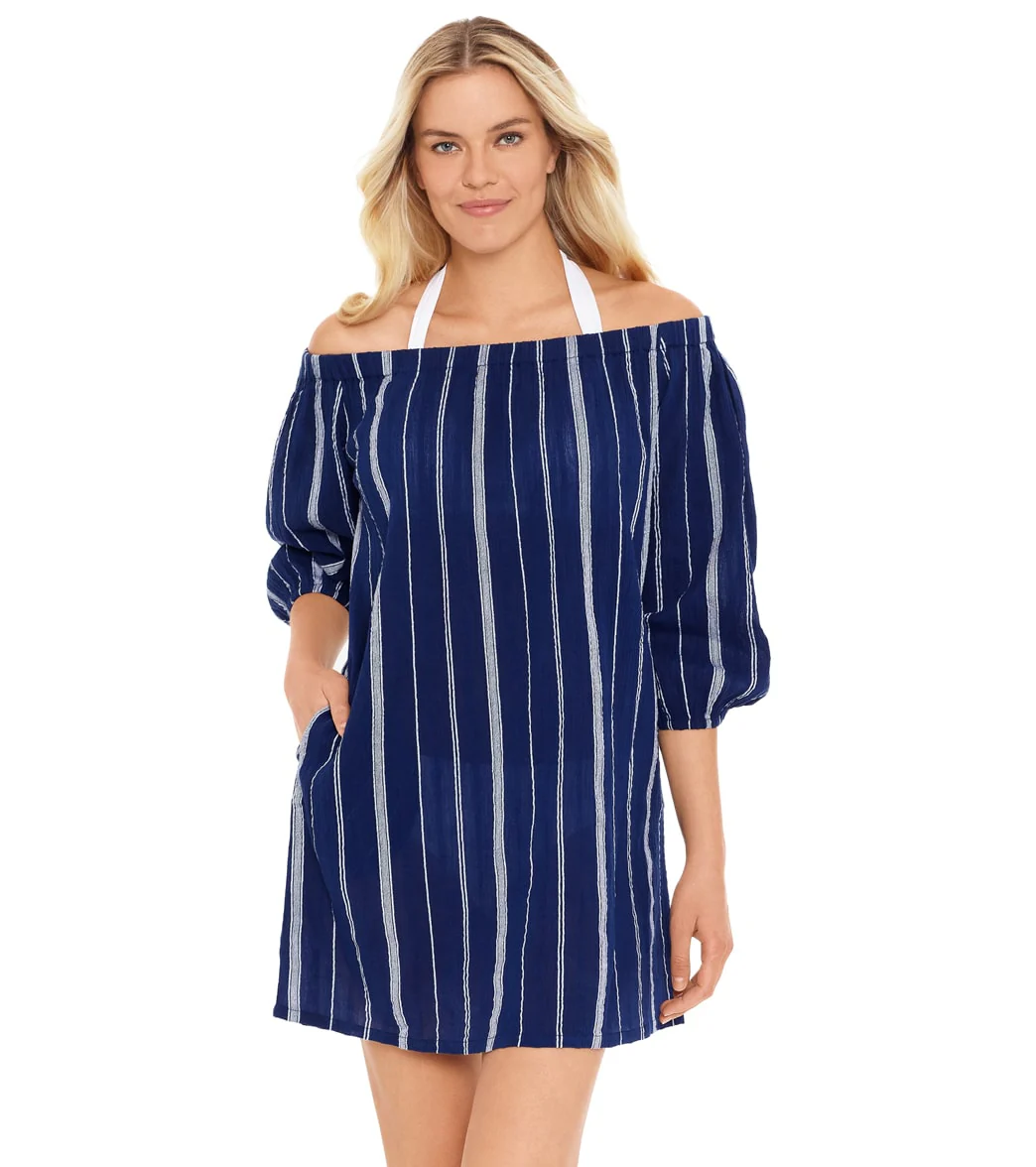 Lauren Ralph Lauren Women's Slub Stripe Dress