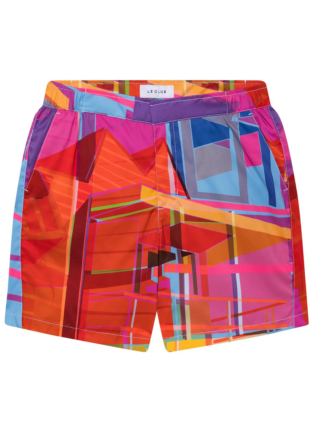 LE CLUB Men's Tower 7 Long Swim Trunks - Image 2