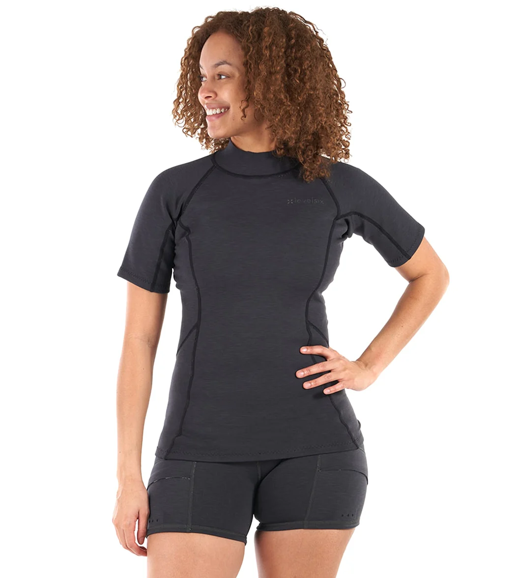 Level Six Women's 0.5mm Sombrio Short Sleeve Neoprene Top - Image 2