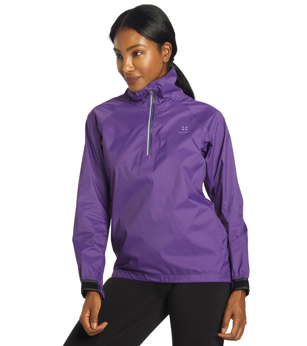 Level Six Women's  Orillia 2.5-ply Waterproof Breathable Long Sleeve Touring Dry Top - Image 5