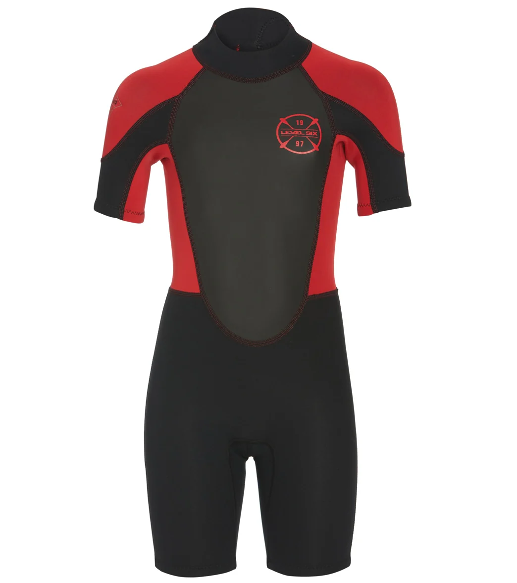 Level Six Youth 2.5mm Shorty Neoprene Wetsuit - Image 4