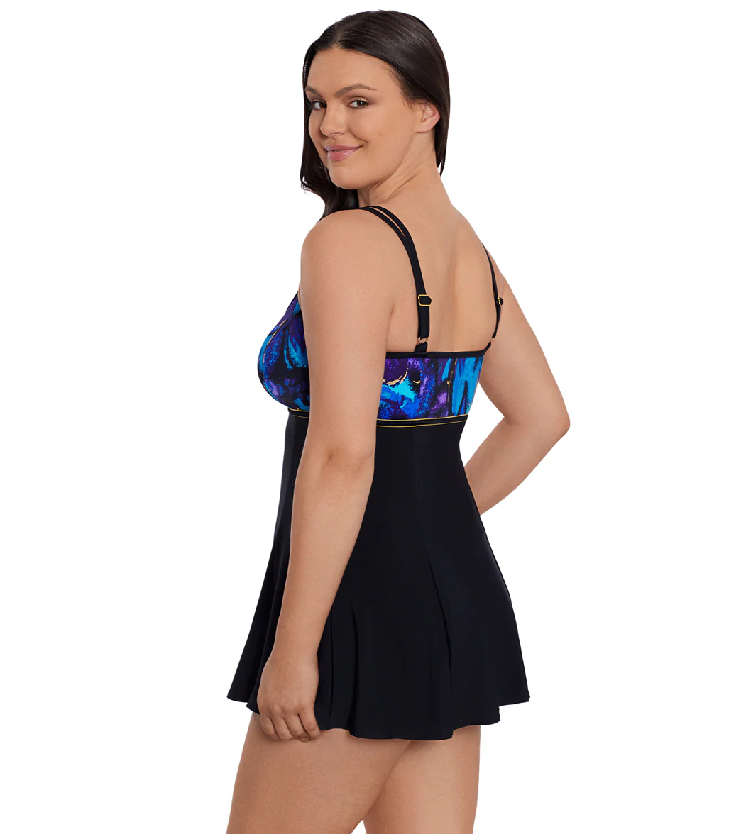 Longitude Women's Gypsy Empire Princess Seam Swim Dress - Image 2