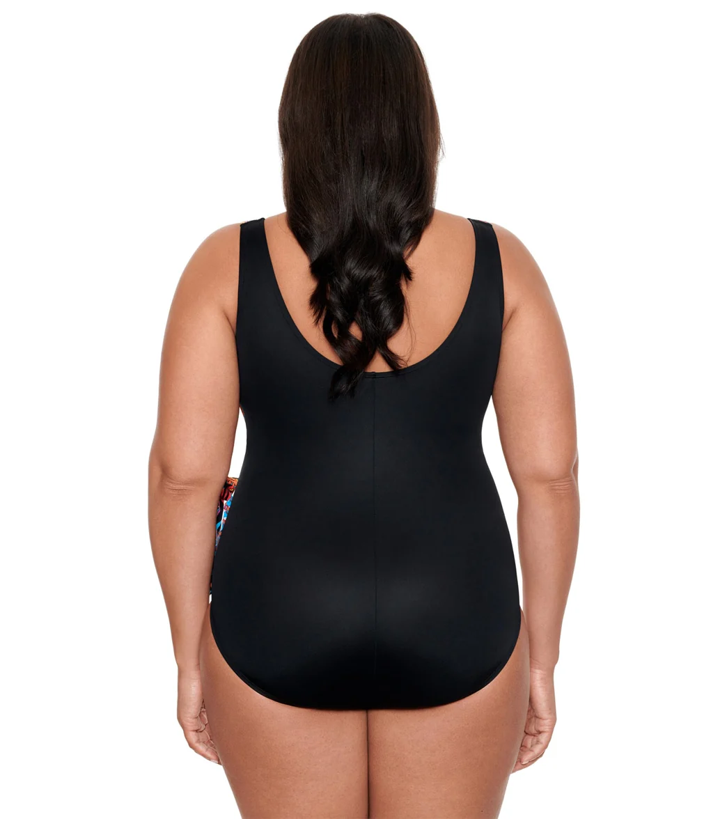 Longitude Women's Jungle Boogie Tie Side One Piece Swimsuit - Image 3