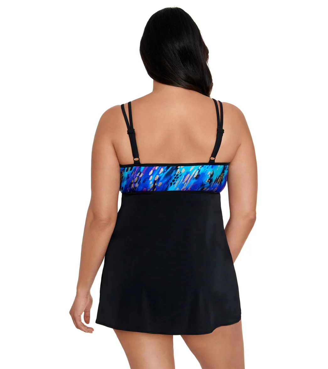 Longitude Women's Leopard High Flyaway Swim Dress - Image 3