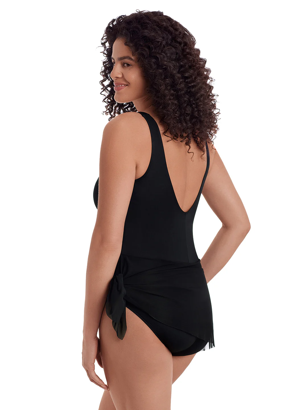 Longitude Women's Long Torso Solitude 2.0 Tie Sash Tank One Piece Swimsuit - Image 4