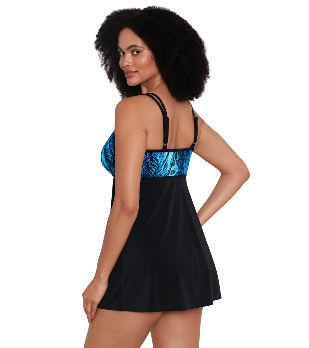Longitude Women's Natural Riches Flyaway Long Torso Swim Dress - Image 2
