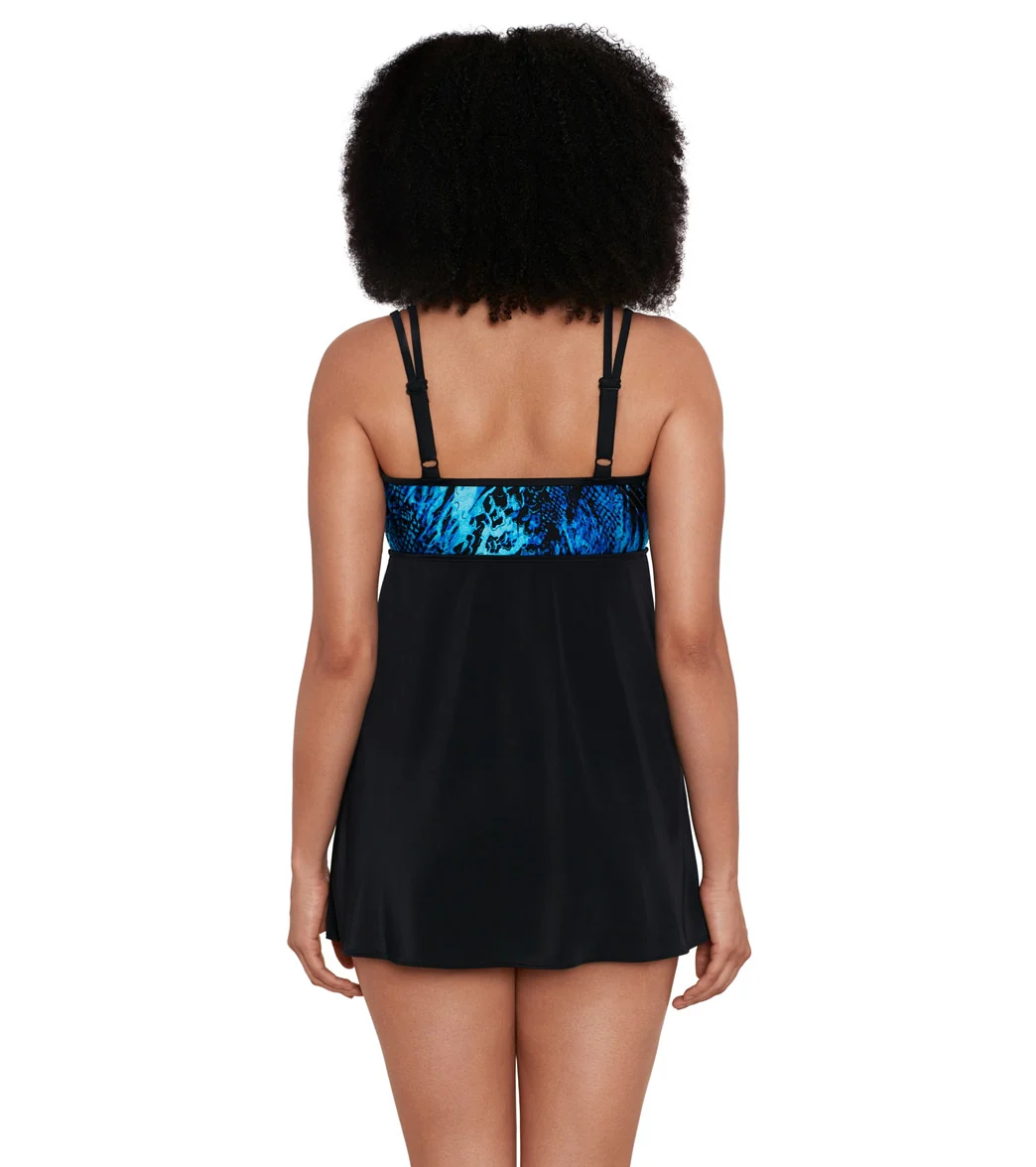 Longitude Women's Natural Riches Flyaway Long Torso Swim Dress - Image 3