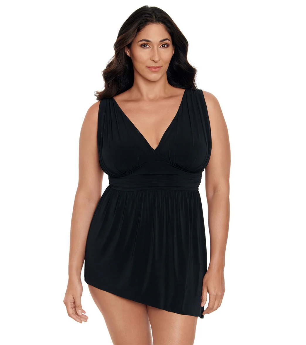 Longitude Women's Night Gala Goddess Flyaway Long Torso Swim Dress - Image 7