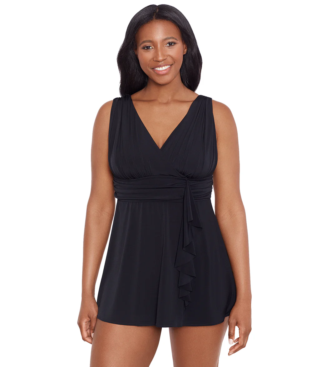 Longitude Women's Night Gala Ruffle Goddess Swim Dress - Image 6