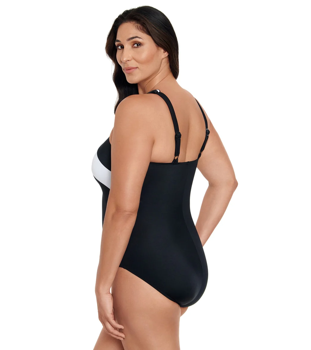 Longitude Women's Private Party Crossover One Piece Swimsuit - Image 2