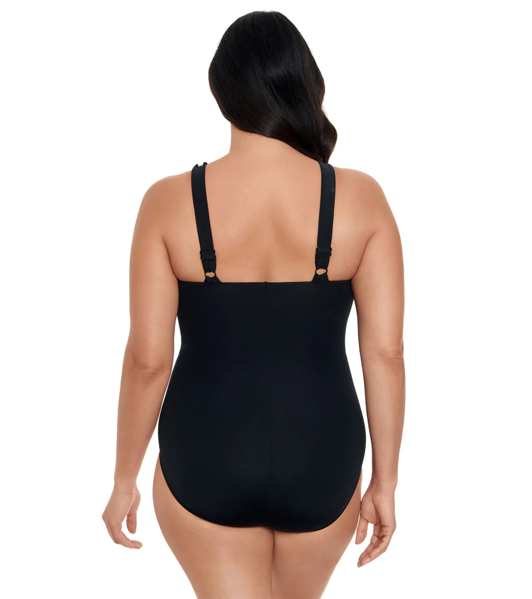 Longitude Women's Private Party Crossover One Piece Swimsuit - Image 3