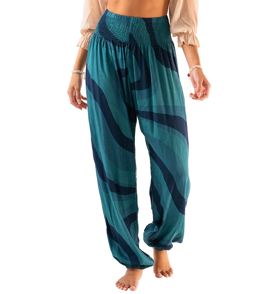 Lotus and Luna Bahama Swirl Harem Pant - Image 5