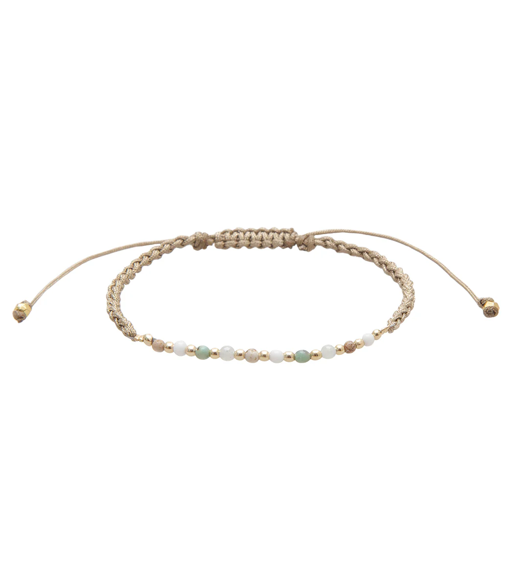 Lotus and Luna Bhakti Life Purpose Namaste Bracelet