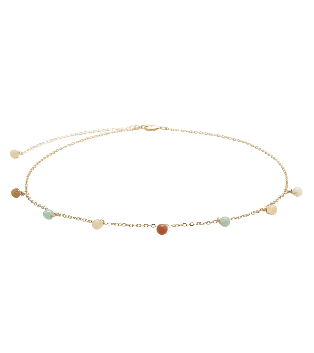 Lotus and Luna Imagination Mother of Pearl Dewdrop 4mm Necklace - Image 8
