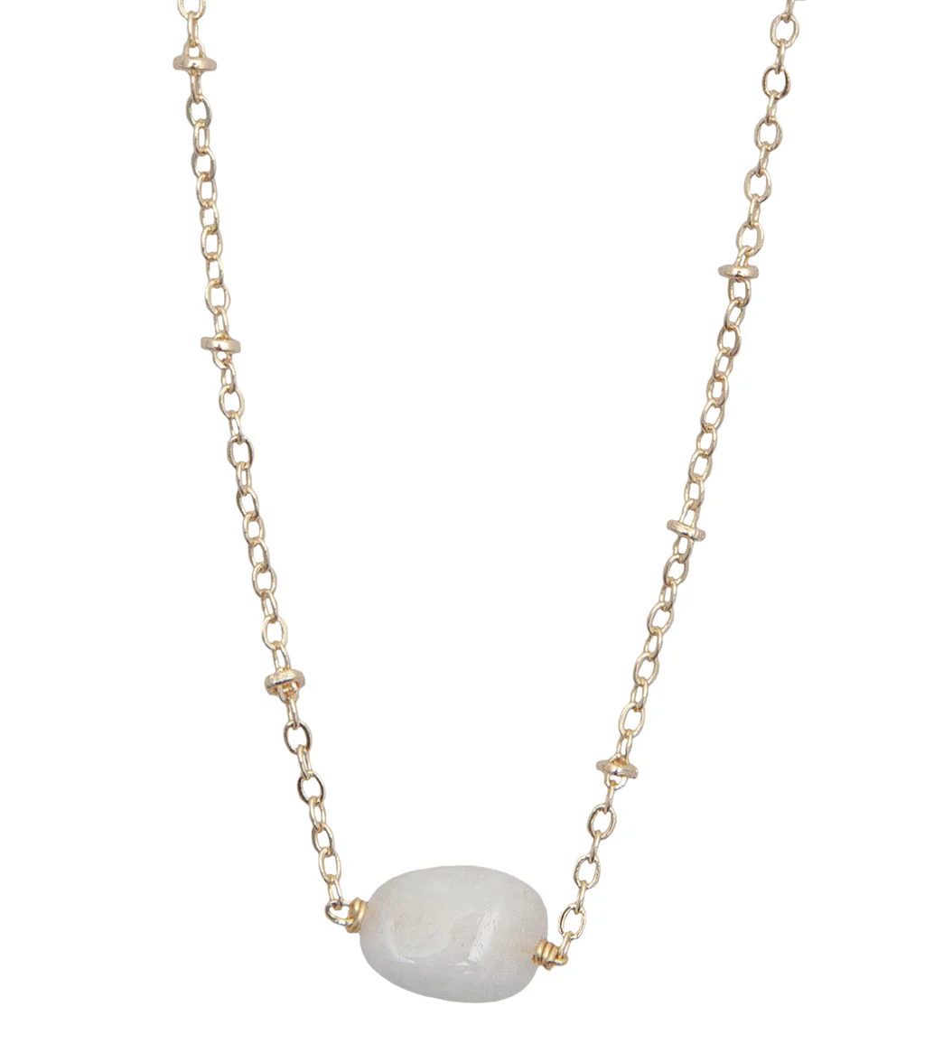 Lotus and Luna Intuition Stone of the Earth Necklace - Image 2