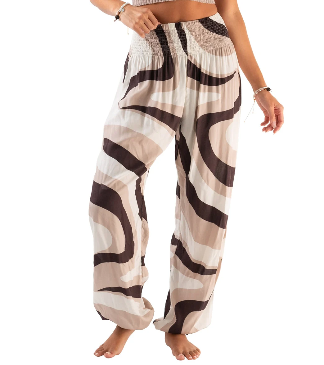 Lotus and Luna Latte Swirl Harem Pant - Image 4