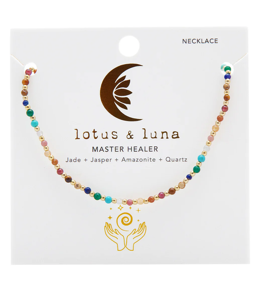 Lotus and Luna Master Healer Gold Necklace - Image 2