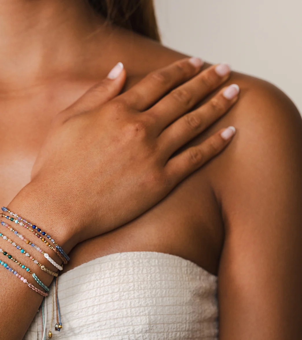 Lotus and Luna Shanti Inner Peace Namaste Bracelet - Image 4
