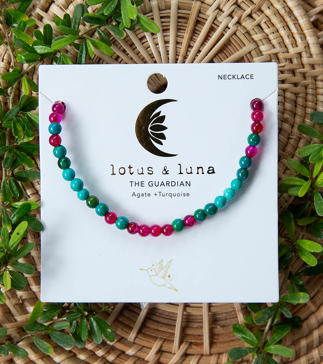 Lotus and Luna The Guardian 4mm Healing Necklaces - Image 7