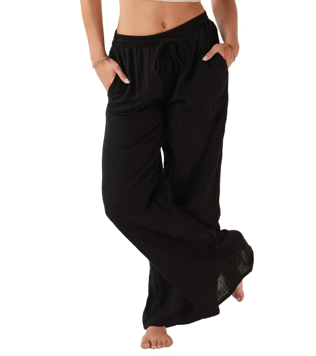 Lotus and Luna Wide Leg Cotton Pants with Pockets - Image 19