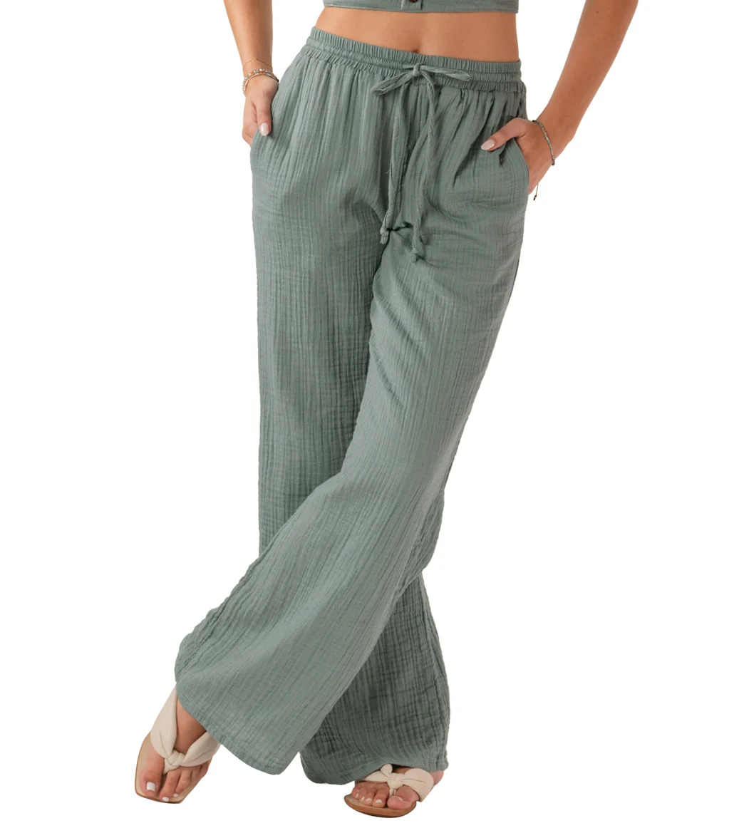Lotus and Luna Wide Leg Cotton Pants with Pockets - Image 6
