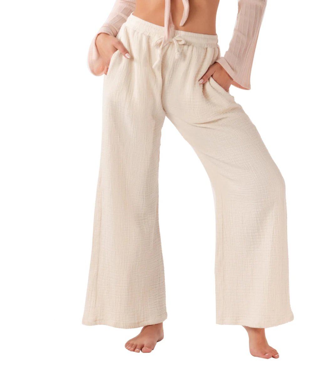 Lotus and Luna Wide Leg Cotton Pants with Pockets - Image 7