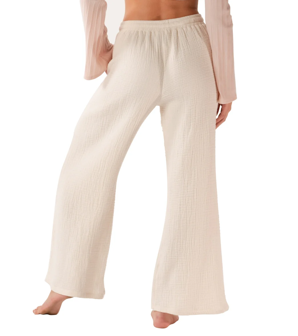 Lotus and Luna Wide Leg Cotton Pants with Pockets - Image 9