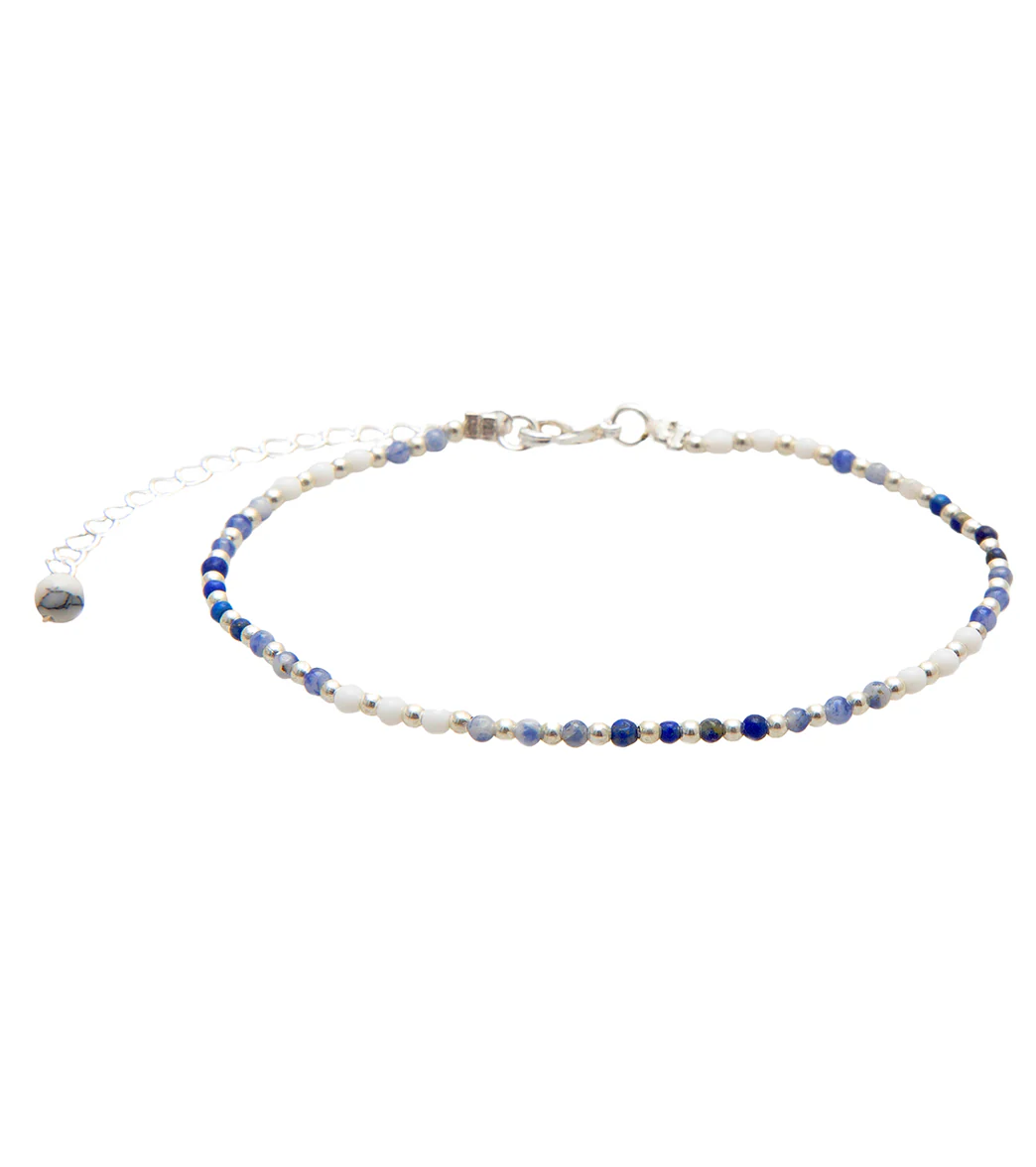 Lotus and Luna Wisdom Healing Anklet - Image 6