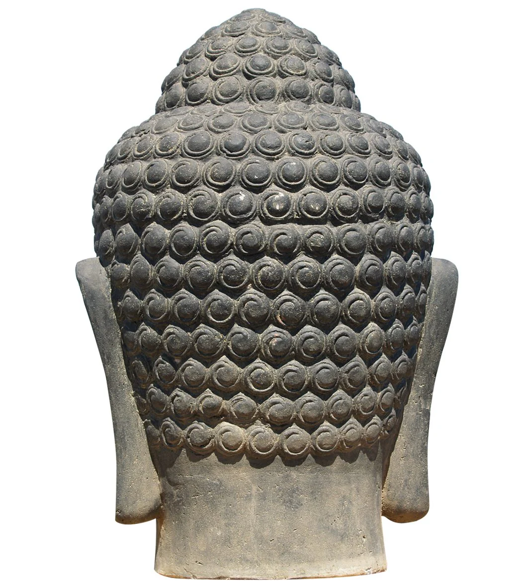 Lotus Sculpture Large Buddha Head Fountain 50" - Image 4