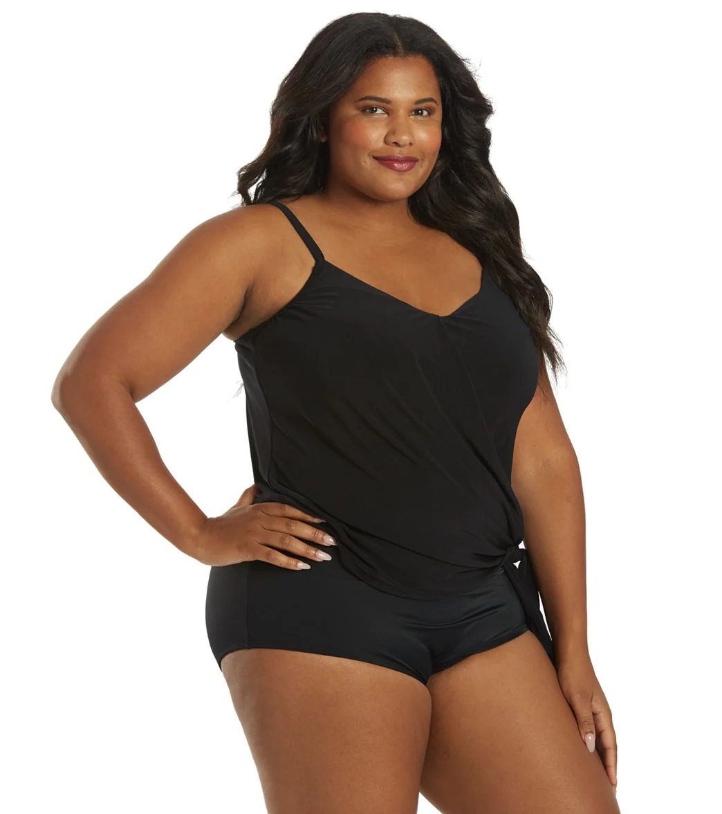 Magicsuit by Miraclesuit Plus Size Alex Tankini Top - Image 14