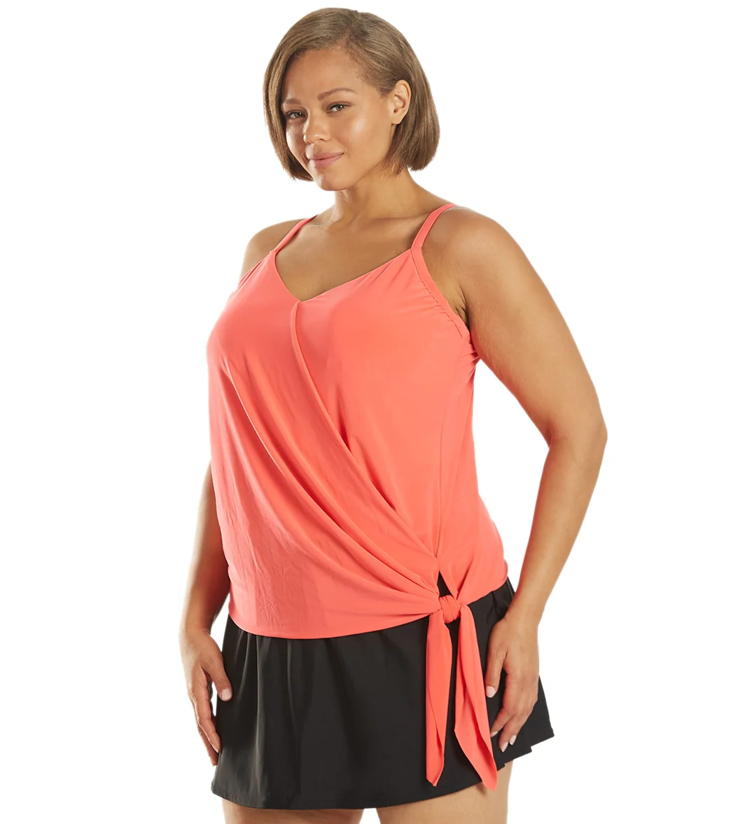 Magicsuit by Miraclesuit Plus Size Alex Tankini Top - Image 5